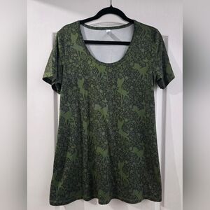Ambrie Disney Bambi Patterned Women's Tunic Top